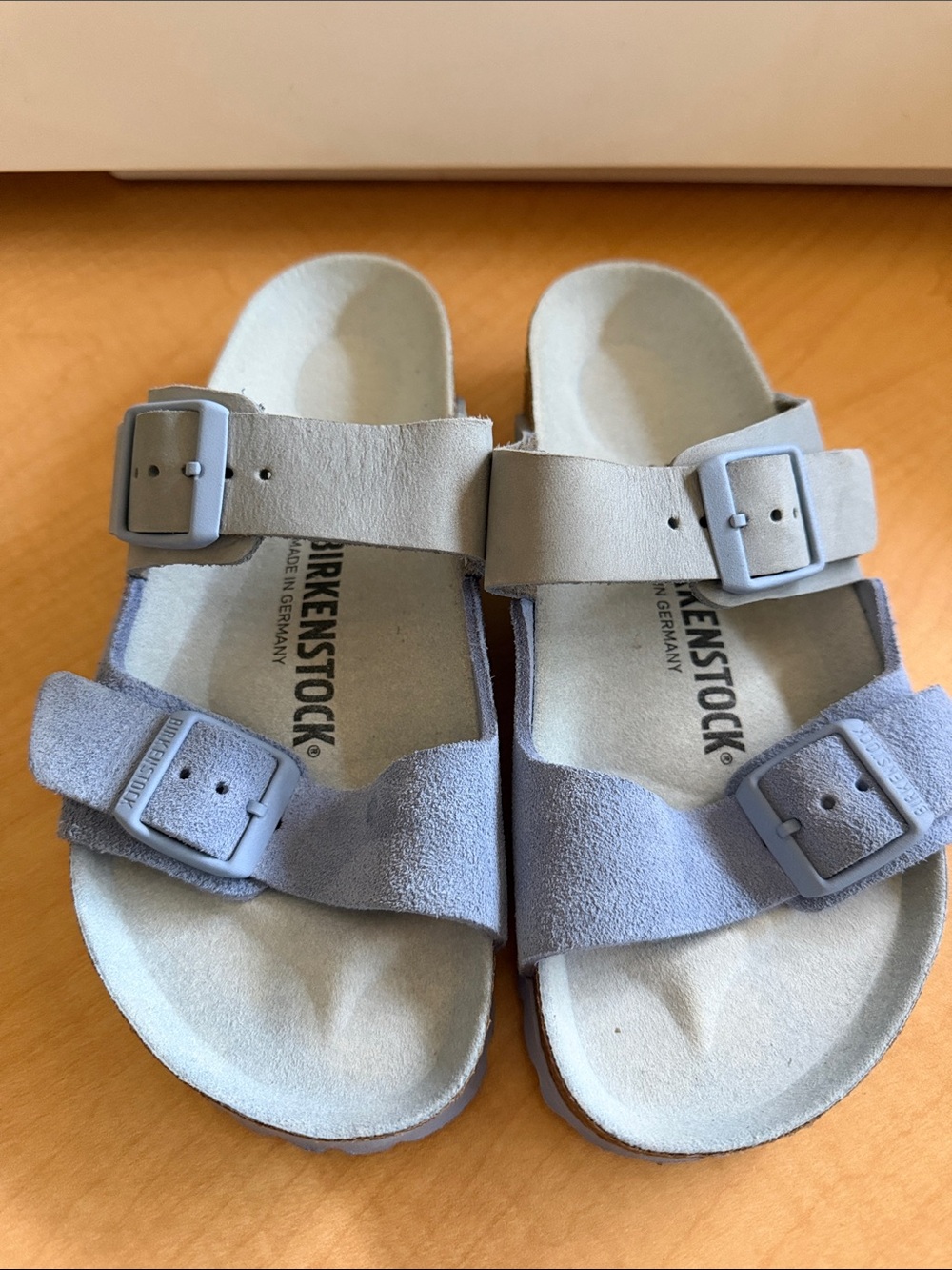 Birkenstock Two-Strap Suede Sandals